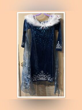 Elsa Winter Costume Gown ~ Size 5/6 Years